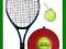 Rakieta + Tenis trener + dodatkowa piłeczka.
