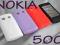 NIEZNISZCZALNY GEL CASE  NOKIA 500 3 KOLORY+ FOLIA