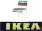 Ikea FARGGLAD Krzesełko dziecięce, wielobarwny