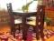 Cuba Mini stół 90/90cm do 300cm + 4 Krzesła !!!