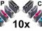 10x CANON PGI-520 CLI-521 IP3600 MP540 630 FV DHL