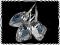 Swarovski komplet Galactic Moonlight piękne 925