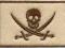 Naszywka - Bandera Piratów Calico Jack DESERT