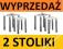 ŁAWA STOLIK x2 SZKLANY SZKŁO GRUBE wyprzedaż -55%