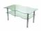 STOLIK SZKLANY STÓŁ ŁAWA SZKLANA  MODEL - ALFA I
