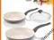 ZESTAW 2 PATELNI CERAMICZNYCH+ POKRYWKA DELIMANO