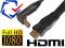 Kabel HDMI - HDMI GOLD FULL HD 1.8 KĄTOWY