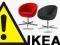 IKEA SKRUVSTA FOTEL OBROTOWY BIURO 2 wzory SZYBKO