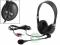 SŁUCHAWKI Z MIKROFONEM DO SKYPE GG GRY ONLINE AK48