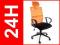 FOTEL BIUROWY KRZESŁO BSE9 ORANGE SIATKA GRATIS FV