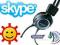 JAKOŚĆ * SŁUCHAWKI Z MIKROFONEM SKYPE GG TLEN 7307