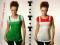 NEW 2w1 extra TUNIKA z szelkami+T-SHIRT 271#XXL