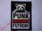PUNK PRZECIWKO FUTROM - naszywka,  sitodruk !