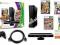 XBOX 360 SLIM 4GB+KINECT+44 GRY+SPORTS 1/2+HDMI