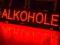 LED REKLAMA WEWNĘTRZNA ALKOHOLE 90,5x20 cm SZYLD