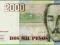 KOLUMBIA 2000 Pesos 4-3-2005 P451j UNC Santander