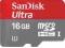 SanDisk Ultra microSDHC 16GB Class10 + adapter SD