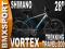 NIEMIECKI ROWER TREKINGOWY VORTEX 28'' SHIMANO