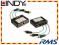 Przedluzacz Component 3xRCA+coax CAT5e Lindy 32525