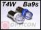 Żarówka Led Ba9s T4W Xenon 6000k Niebieski 8000k