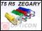 Kolorowe Zegary T5 R5 LED W1,2W Zegary Licznik FV