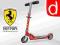 HULAJNOGA - FERRARI - ALUMINIOWA - DUŻE KOŁA 125mm
