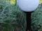 LAMPA  OGRODOWA  WYS 550 mm KULA BIAŁA 250mm