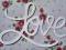 [AsHobby]Scrapki-LOVE / KOLOR BIAŁY