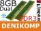 PAMIĘĆ KINGSTON DDR3 8GB 2x4 1333MHz i5 i7 ZABRZE