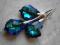 SWAROVSKI - ELEGANCKI KOMPLET 3 cz. - BLUE - NOWY SWAROVSKI - ELEGANCKI KOMPLET 3 cz. - BLUE - NOWY