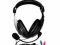 AK48A SŁUCHAWKI Z MIKROFONEM DUŻE SKYPE TLEN GG