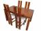 Stół 8-ka ALU + 4 krzesła lypikmeble