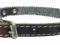 Obroża REY 1 cm brązowa. Skóra naturalna!