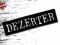 [hurra] DEZERTER - Logo - (Naszywka) underground..