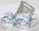 Kubek porcelanowy z zaparzaczem Tea Niebieski
