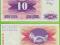 BOŚNIA 10 Dinarów 1992 P10a UNC CG