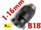 Uchwyt Wiertarski 1-16mm B18 Samozaciskowy BRZESKO
