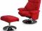 Fotel  ENZO + podnóżek/pufa K802