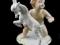 Figurka porcelanowa-Putto z koziołkiem