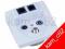Gniazdo końcowe multimedialne RTV SAT RJ45 RJ11