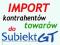 * Subiekt GT import danych towarów / kontrahentów