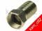 Wtyk F ZACISKANY 6,8 mm z USZCZELKA GUMOWA na RG6