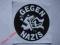 GEGEN NAZIS -  anty nazi naszywka,  sitodruk !