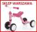 Kettler jeździk 4-kołowy SMOOVY PINK!  SKLEP WaWa