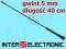 MASZT - BAT ANTENY SAMOCHODOWEJ 40CM GWINT 5 MM