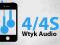 Wtyk audio Naprawa Serwis iPhone 4 4S Warszawa FV