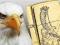 KULTOWA MOSIEZNA ZIPPO ZLOTE ORLY GOLD EAGLE HD FV