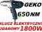 KLUCZ ELEKTRYCZNY PNEUMATYCZNY UDAROWY 650NM 1800W