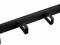 Organizator kabli 19" 1U z met. uszami-grafit