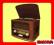 STYLOWE RADIO RETRO + CD + MP3+USB CAMRY CR1109 P